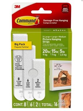 Command Picture Hanging Strips